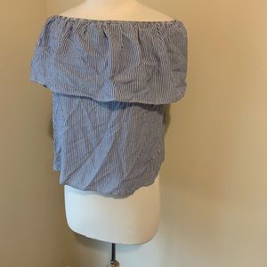 New stripe off or on shoulders top